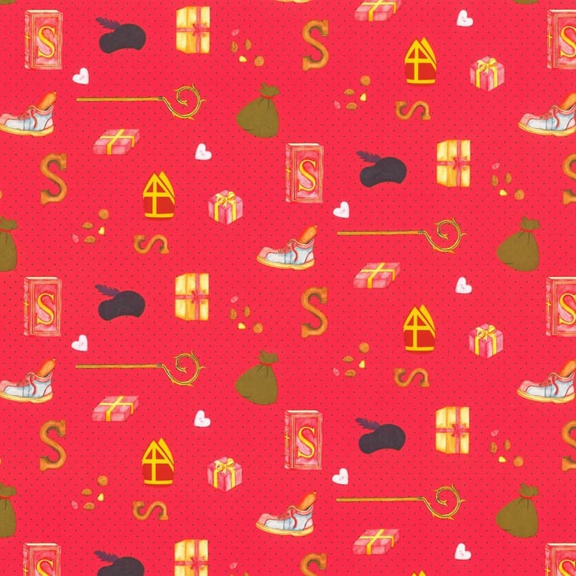 Inpakpapier sinterklaas